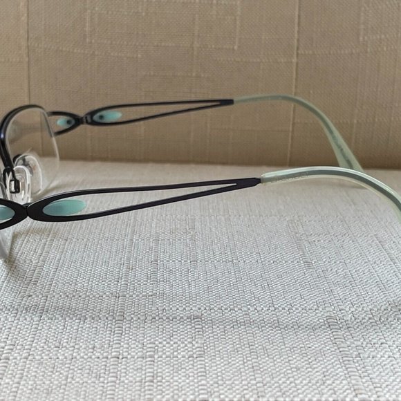 Brendel Women Glasses Eschenbach Black/Blue Tone Eyeglasses 50[]17 135 - Picture 9 of 12